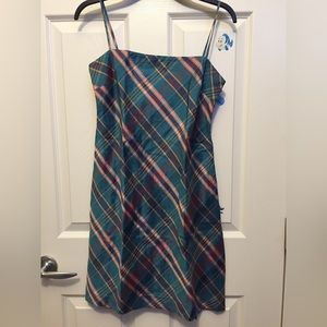 Dark Green Plaid Ralph Lauren Mini Dress